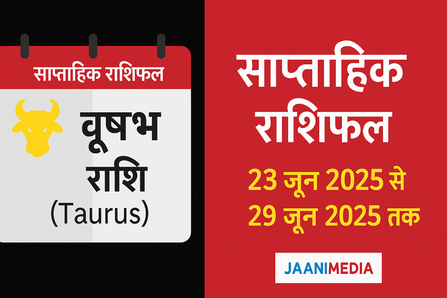 🟢 वृषभ राशि (Taurus) का साप्ताहिक राशिफल